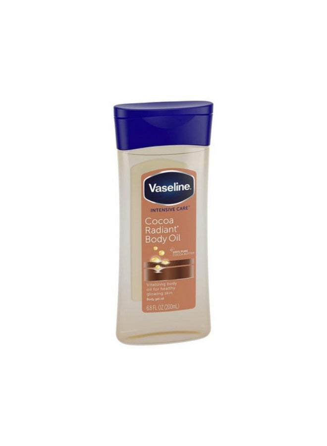Vaseline Intensive Care Radiant Body Oil Gel Moisturizing Cocoa Butter 200 ml - Image 4